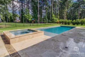 Geometric swimming pools