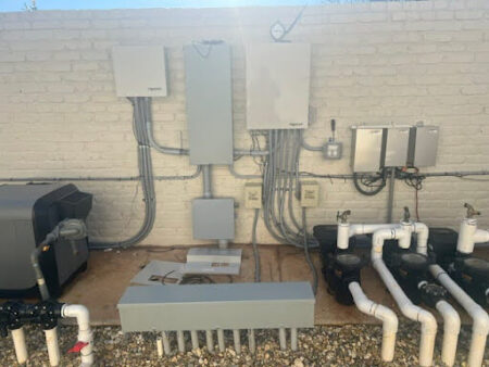 Pool boiler and utilities room | Morehead Pools